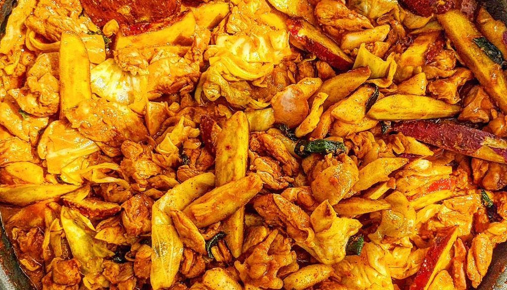 cook dak-galbi